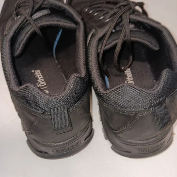 TIMBERLAND MEN'S KEELE RIDGE WATERPROOF LOW HIKER BLACK sz 12 - Picture 5 of 8